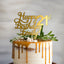 Happy 21st Birthday Style 1 in Gold Mirror