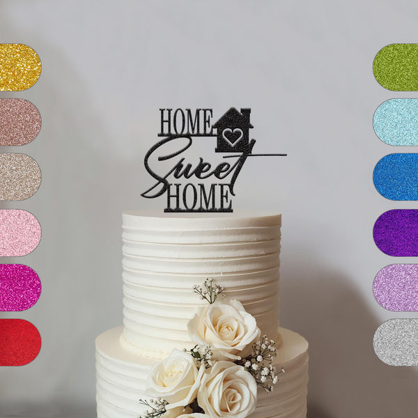 Home Sweet Home Housewarming Cake Topper - hero