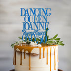 Personalised Dance Queen Glitter Cake Topper with Name & Age
