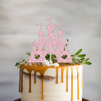 Personalised Princess Castle Cake Topper | Custom Name & Age
