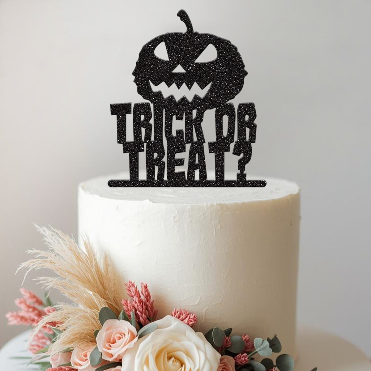 Trick or Treat Pumpkin Cake Topper - view 2