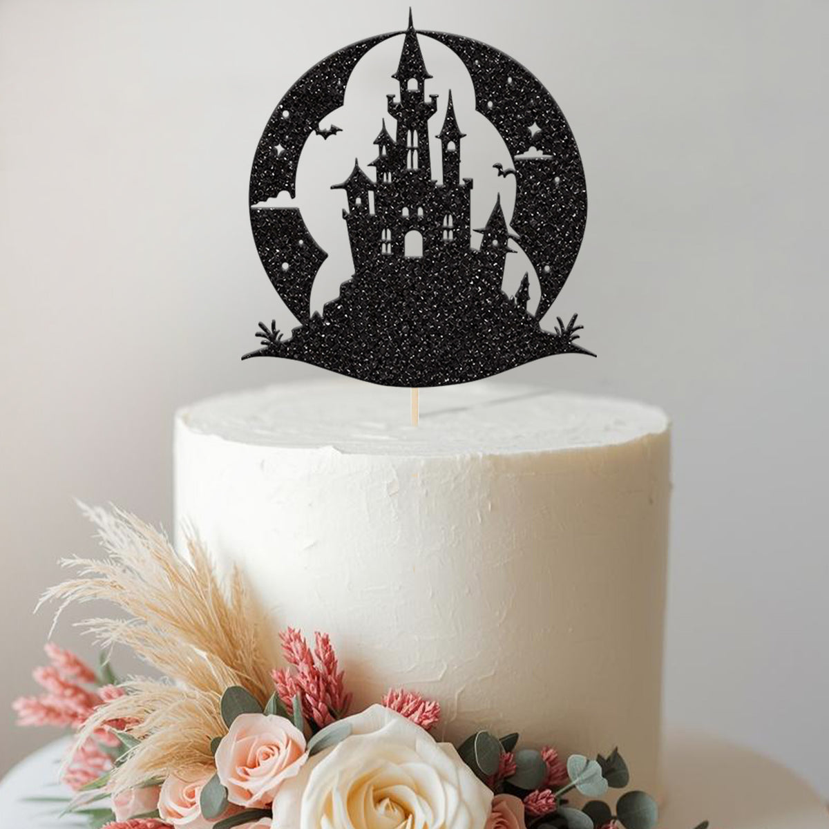 Haunted Castle Crescent Moon Cake Topper - view 2
