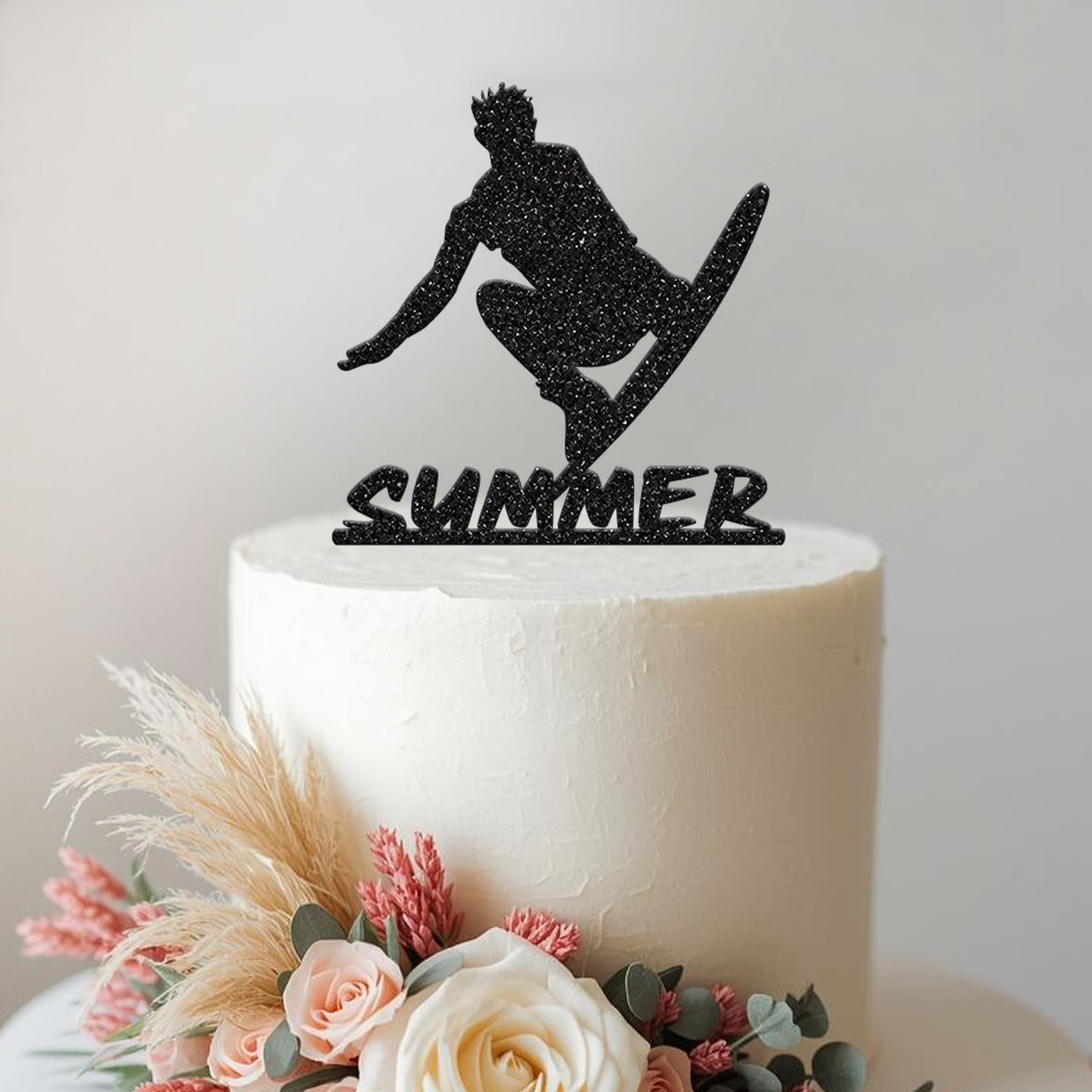 Personalised Wakeboarder Cake Topper – Name - view 2 Main image