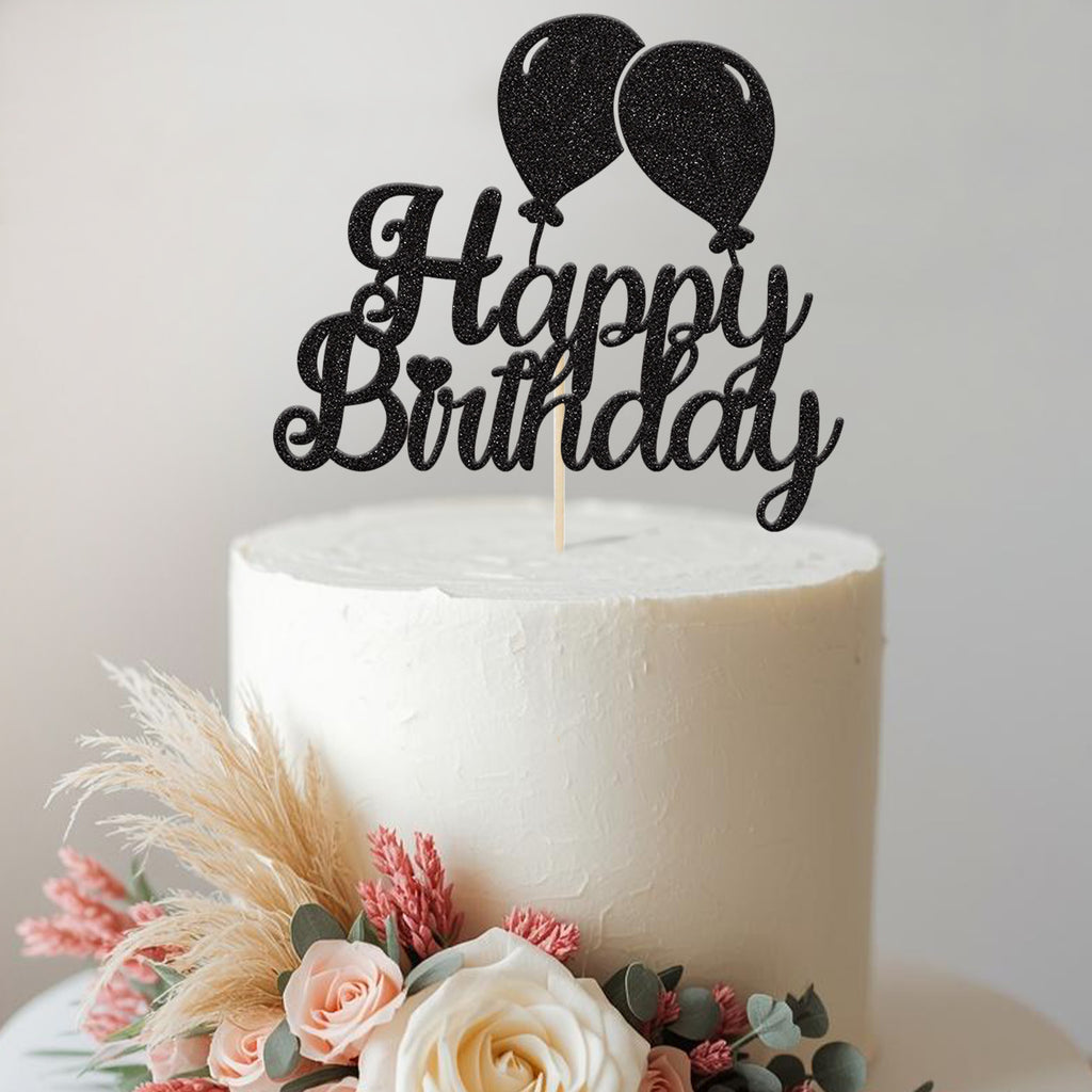 Happy Birthday Balloons Cake Topper - view 2