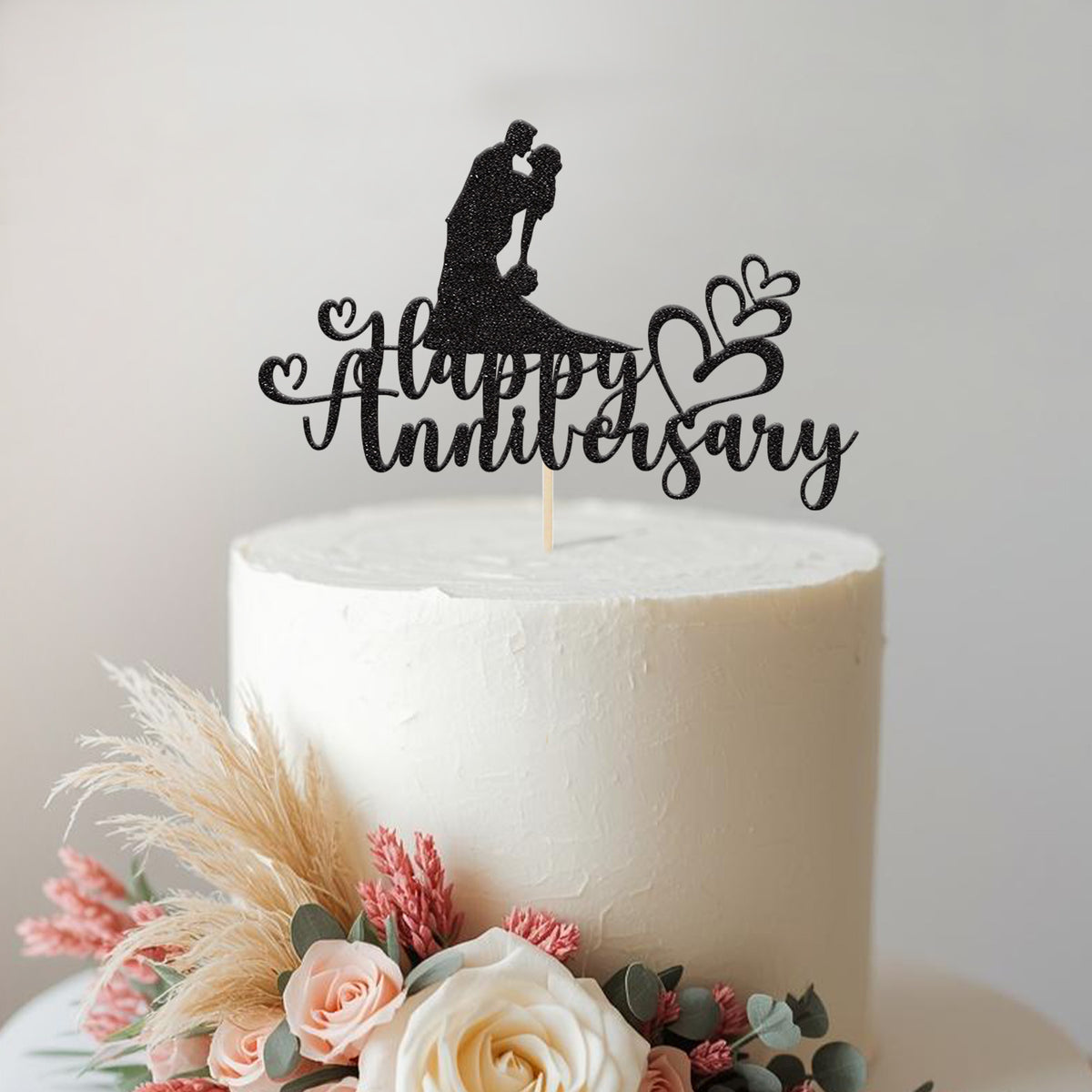 Happy Anniversary Couple Cake Topper - view 2 Main image
