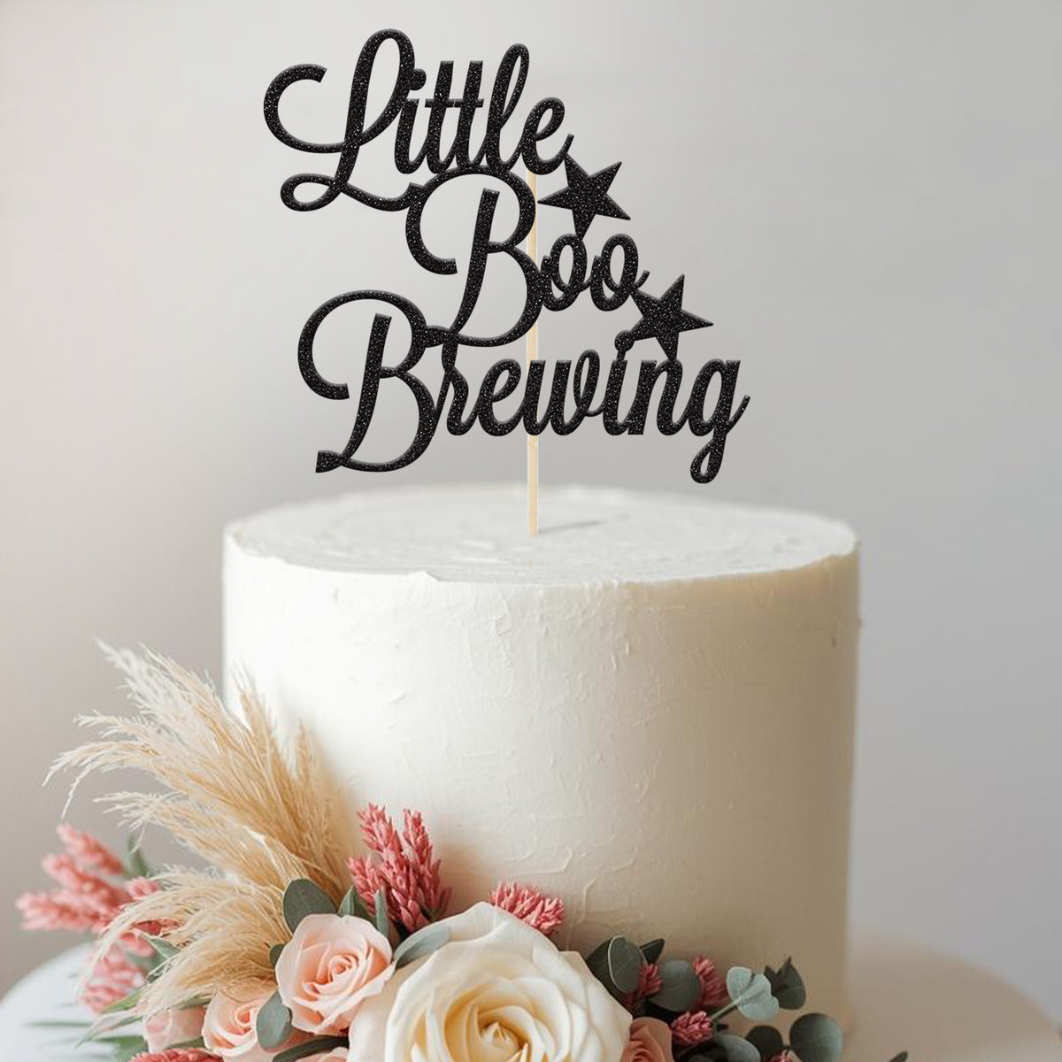 Little Boo Brewing Stars Baby Shower Cake Topper - view 2 Main image