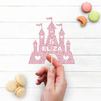 Personalised Princess Castle Cake Topper | Custom Name & Age