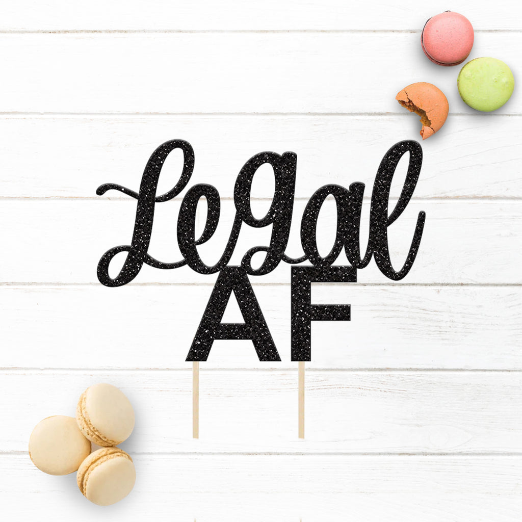 Legal AF Birthday Cake Topper - view 3