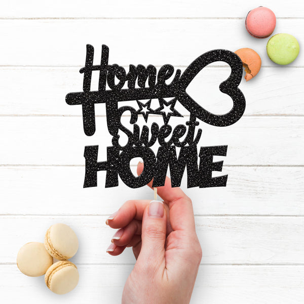 Home Sweet Home Heart Key Cake Topper - view 3