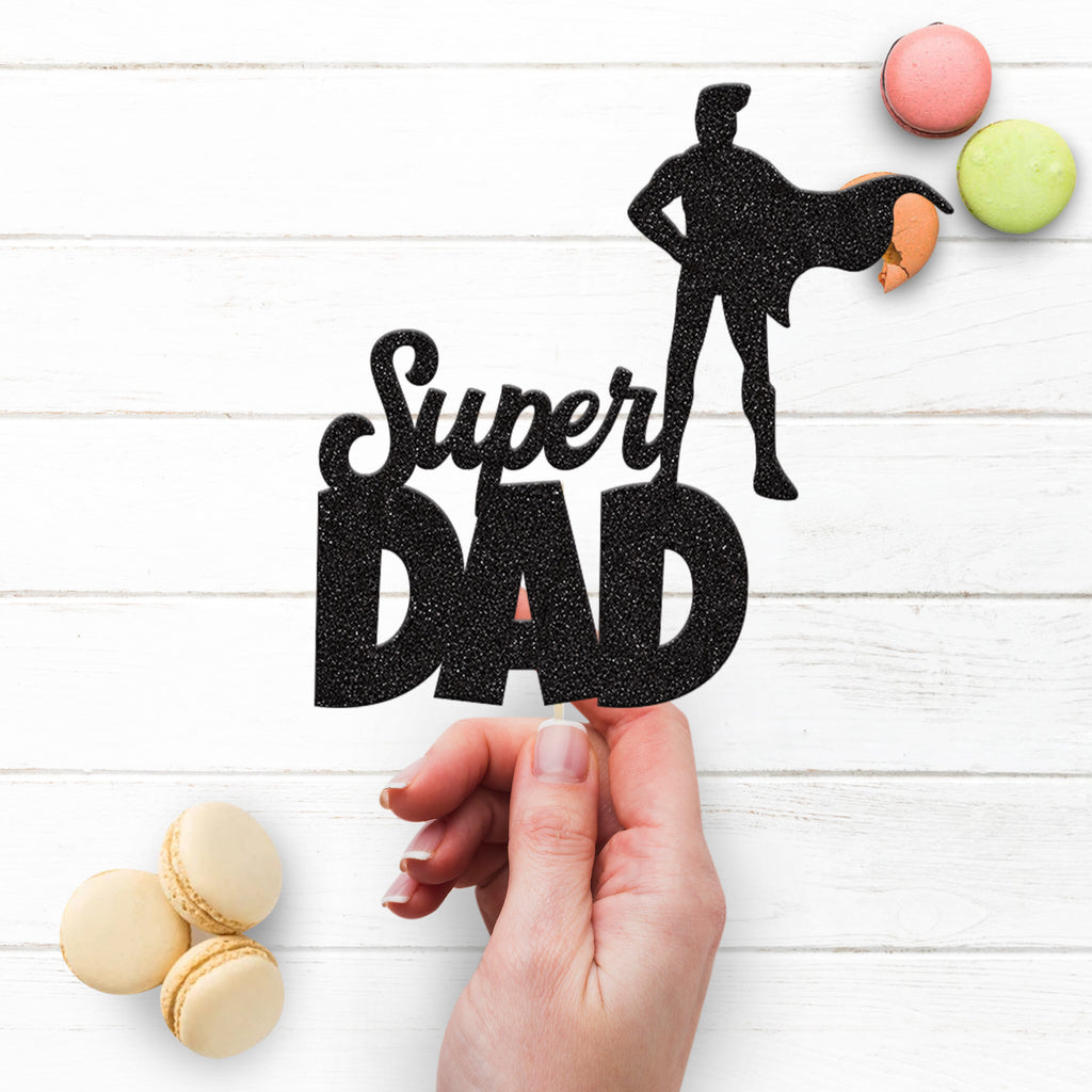 Super Dad Superhero Cake Topper - view 3