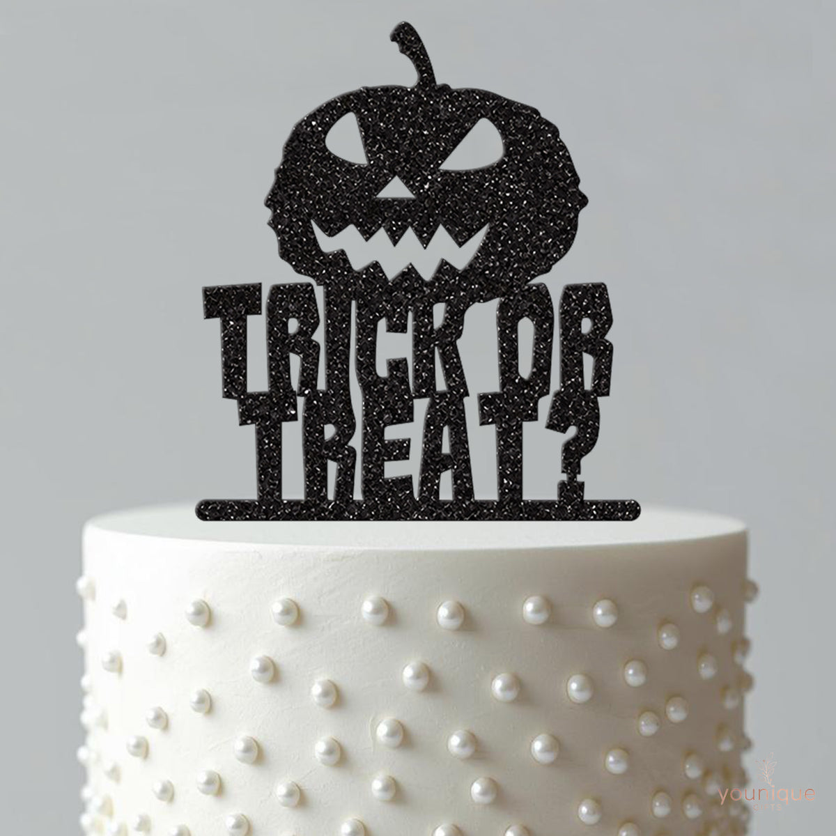 Trick or Treat Pumpkin Cake Topper - view 4