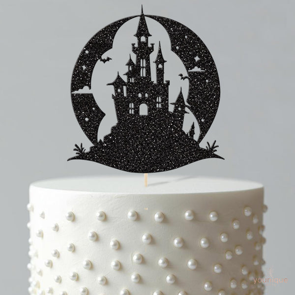 Haunted Castle Crescent Moon Cake Topper - view 4
