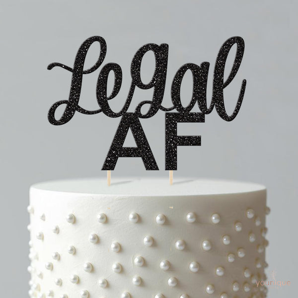 Legal AF Birthday Cake Topper - view 4