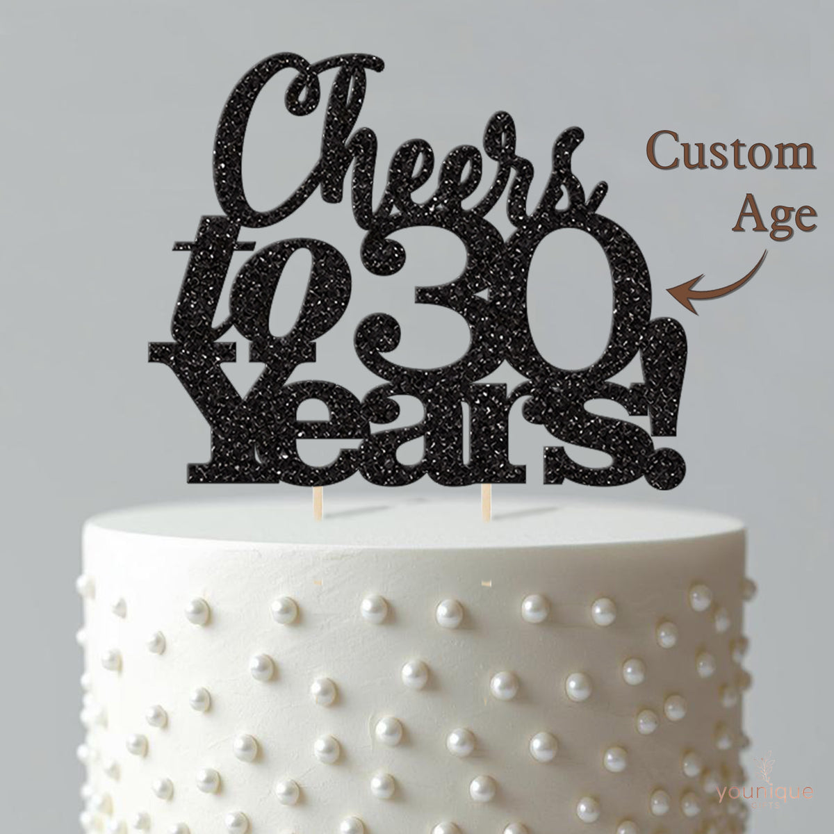 Cheers to Any Age Cake Topper - view 4