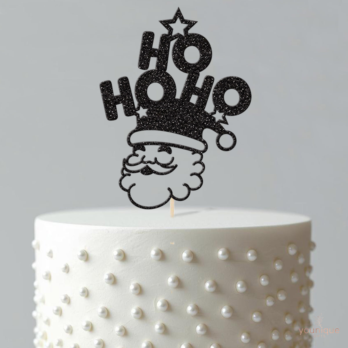 Ho Ho Ho Santa Christmas Cake Topper - view 4
