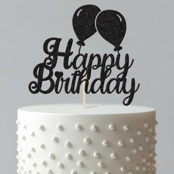 Happy Birthday Balloons Cake Topper - view 4