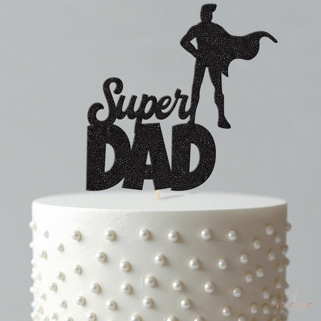 Super Dad Superhero Cake Topper - view 4