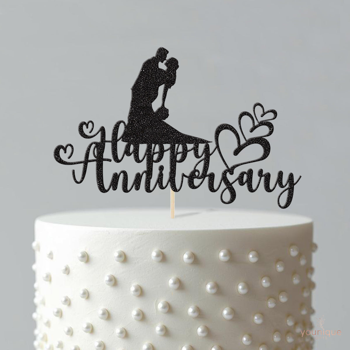Happy Anniversary Couple Cake Topper - view 4