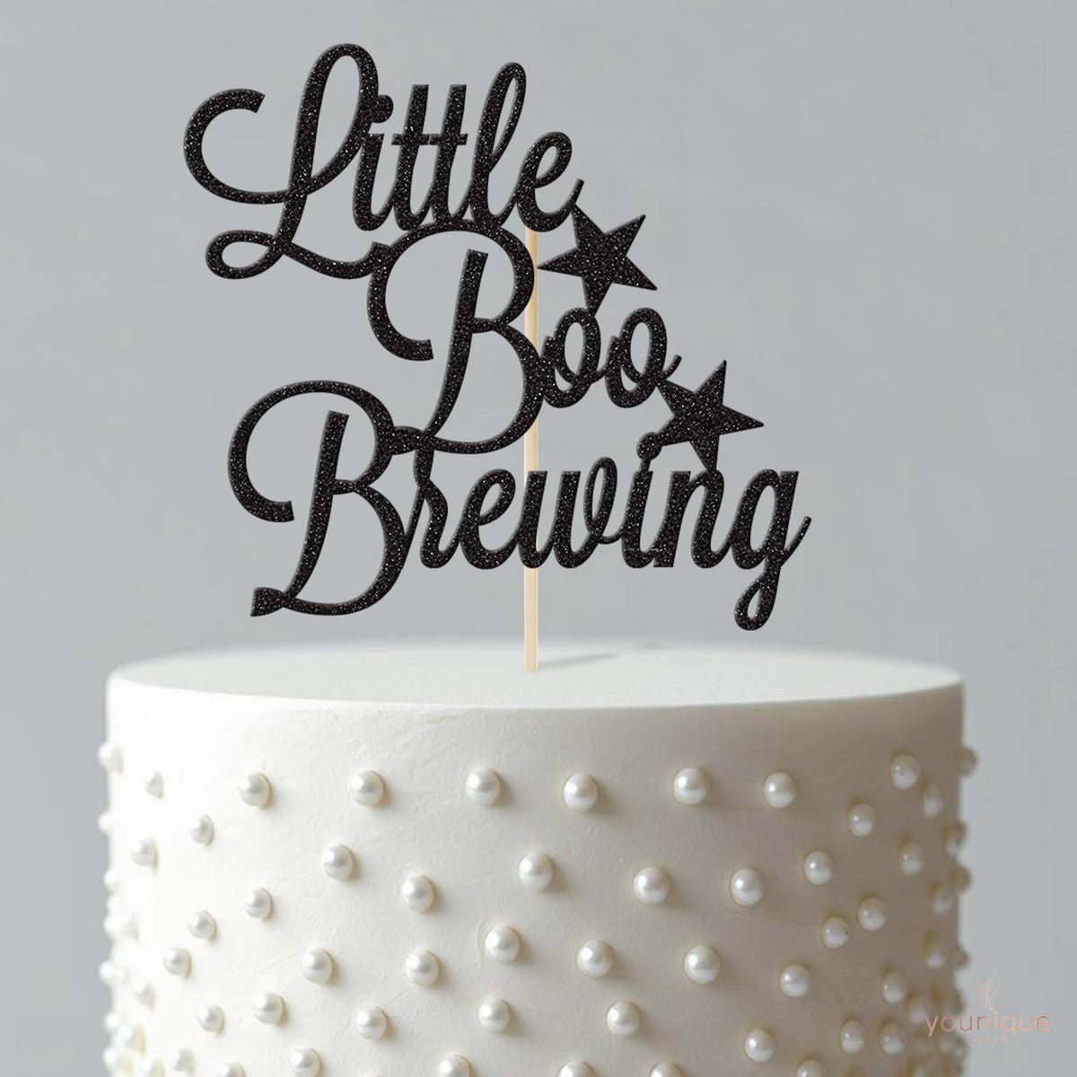 Little Boo Brewing Stars Baby Shower Cake Topper - view 4