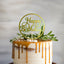 Happy Birthday Style 3 in Gold Mirror