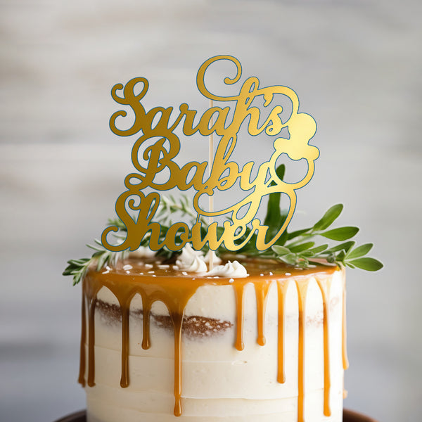 Baby Shower Style 1 in Gold Mirror