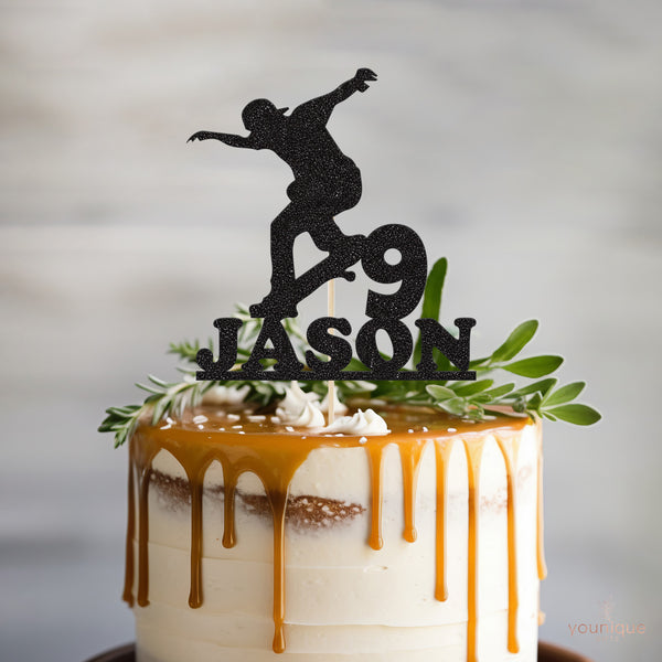 STL086-FNT063-CT000 in Black Glitter