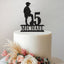 Personalised Footballer Cap & Ball Cake Topper – Name & Age in Black Glitter