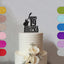 Personalised Electric Guitar Birthday Cake Topper Any Age and Name in Black Glitter
