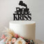Personalised Steam Train & Smoke Cake Topper – Name & Age in Black Glitter