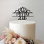 Personalised Decorative Prom Cake Topper – Year in Black Glitter